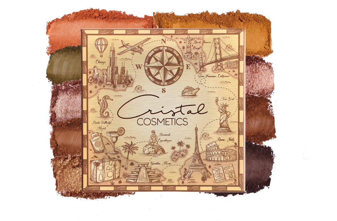Jet Set Travel eyeshadow palette – CristalCosmetics
