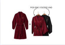 CC BATH TOWEL ROBE + 1 LUX SATIN ROBE