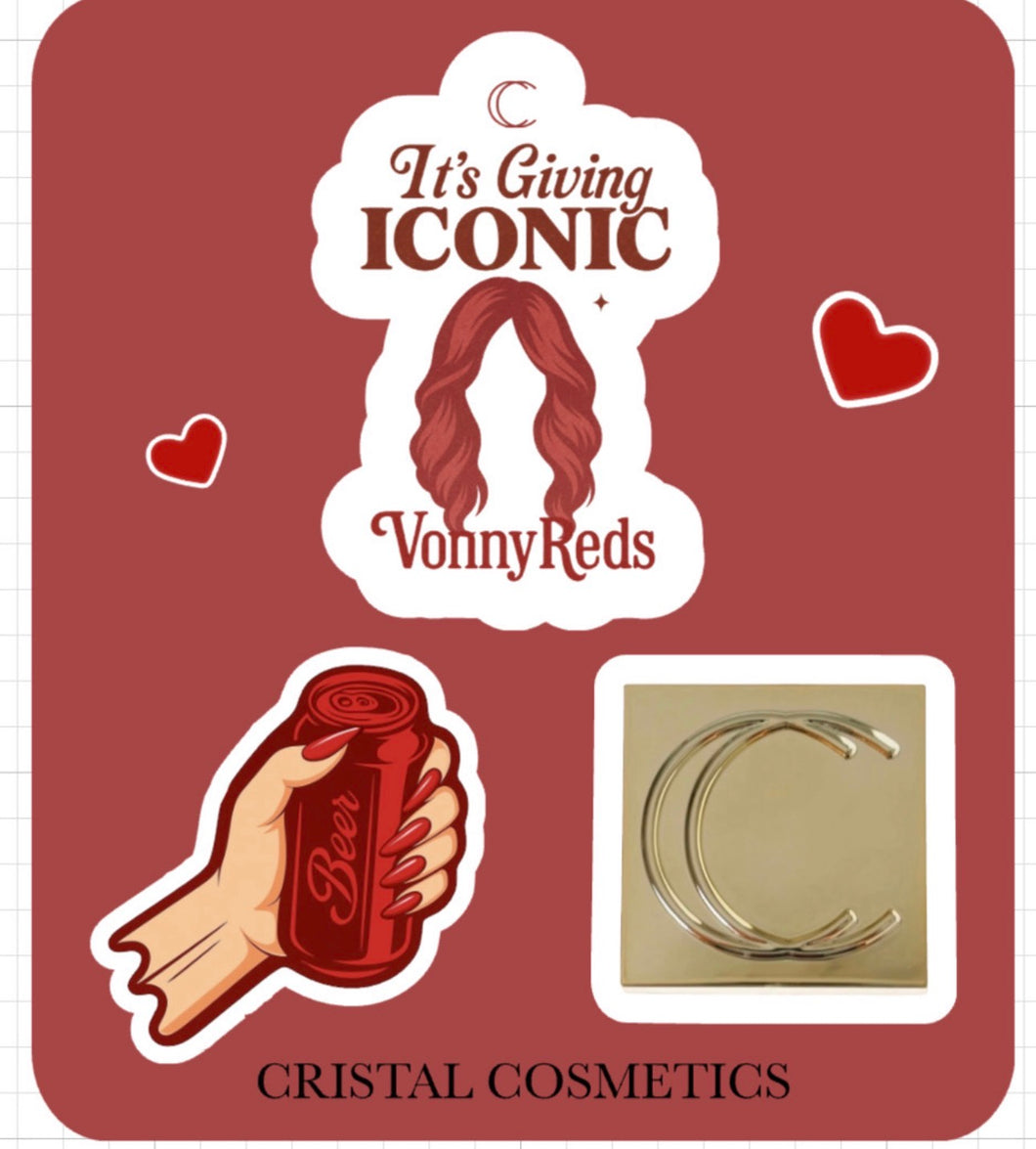 VONNY RED STICKER SHEET