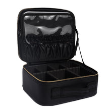 Black SQUARE Travel Vanity Case