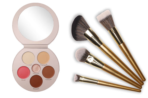 PIEL MORENA CREAM + BRUSH SET BUNDLE
