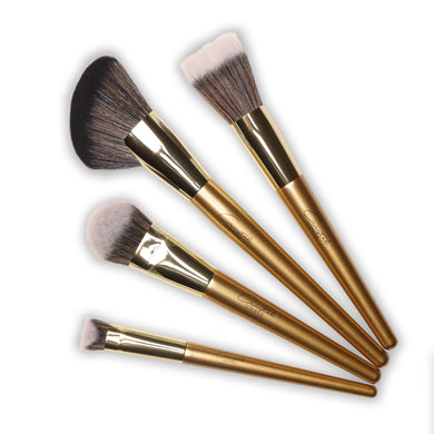 PIEL MORENA CREAM BRUSH SET